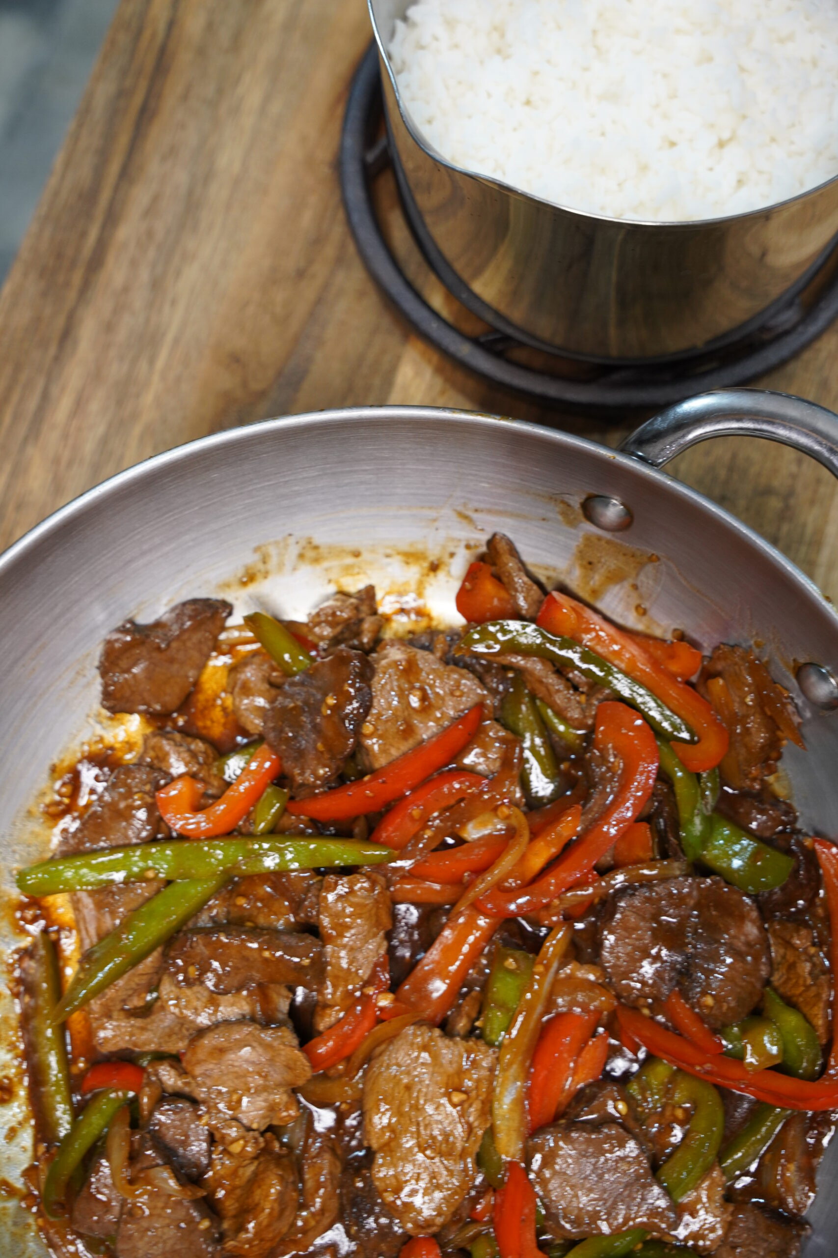 Easy Weeknight Venison Pepper Steak - JennDanella.com