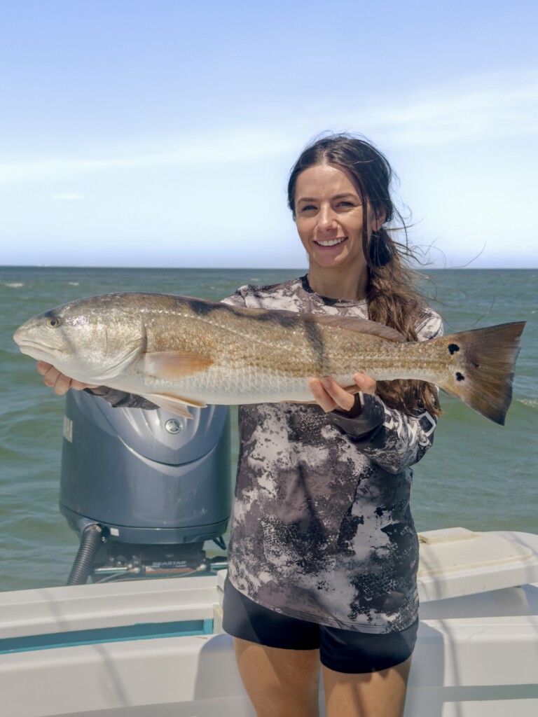 Cajun Butter Grilled Red Drum on the Half Shell | Red Drum Fishing