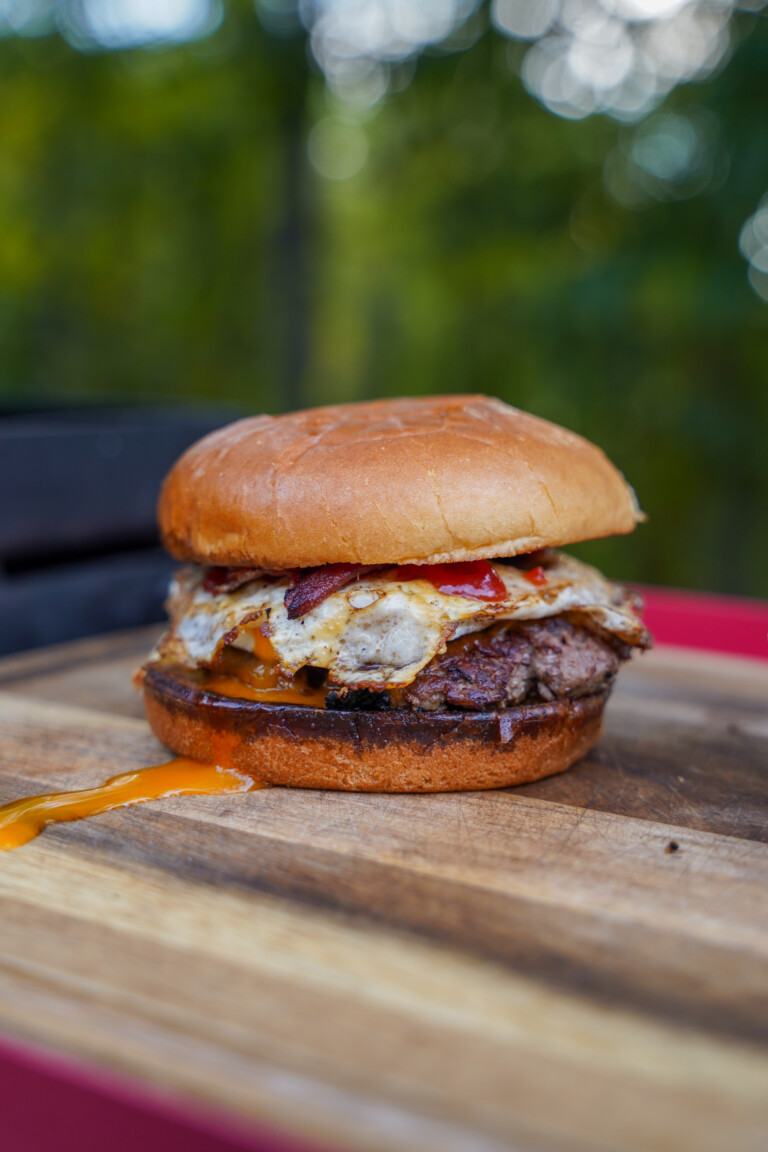 Venison Breakfast Smashburgers
