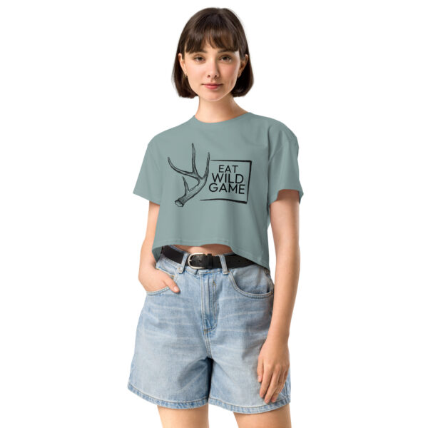 Eat Wild Game Women’s Crop Tee - Image 4